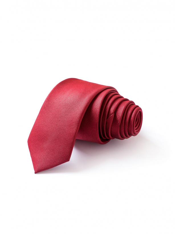高级丝质领带（天竺红）
