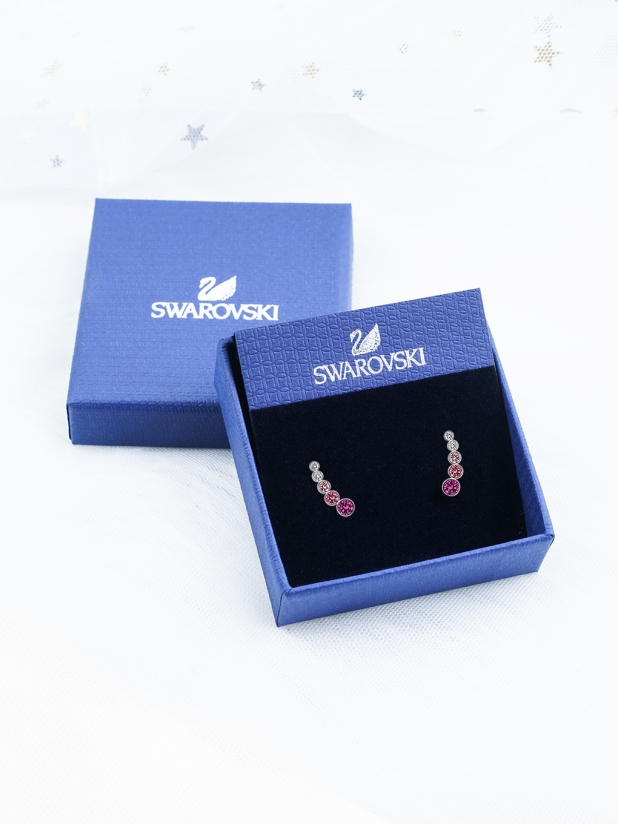SWAROVSKI 施华洛世奇 Harley Earlobe粉彩水晶耳环
