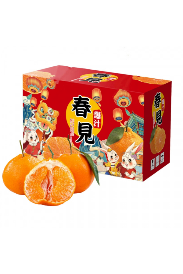 四川春见粑粑柑水果礼盒（中果7.5斤）