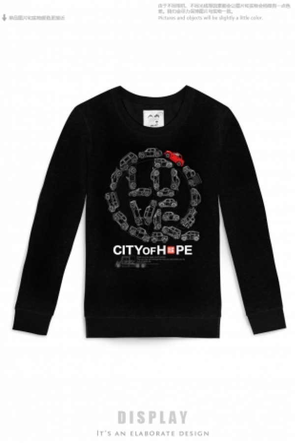 样板 city of hope卫衣 黑色 XL码