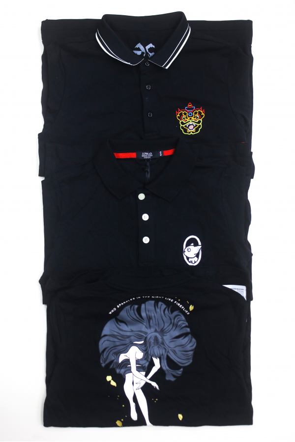 样板 短袖 T恤+POLO 3件 XS-S码