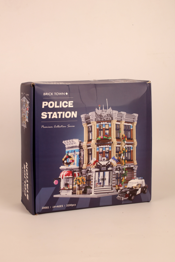 全新 BRICK TOWN 警察局积木 3200PCS