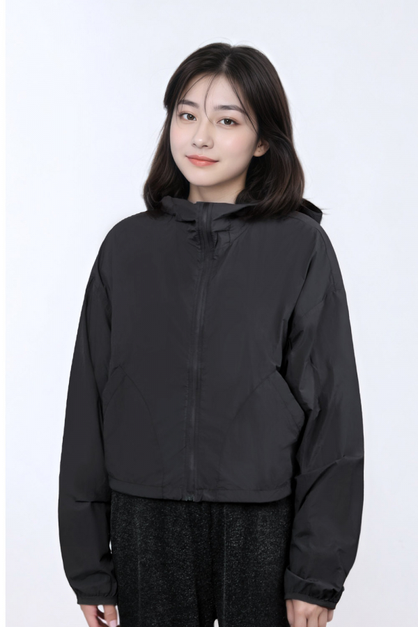 UPF50+速干防晒衣女款深灰色