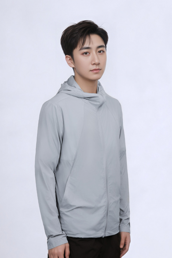 UPF50+速干防晒衣男款灰色