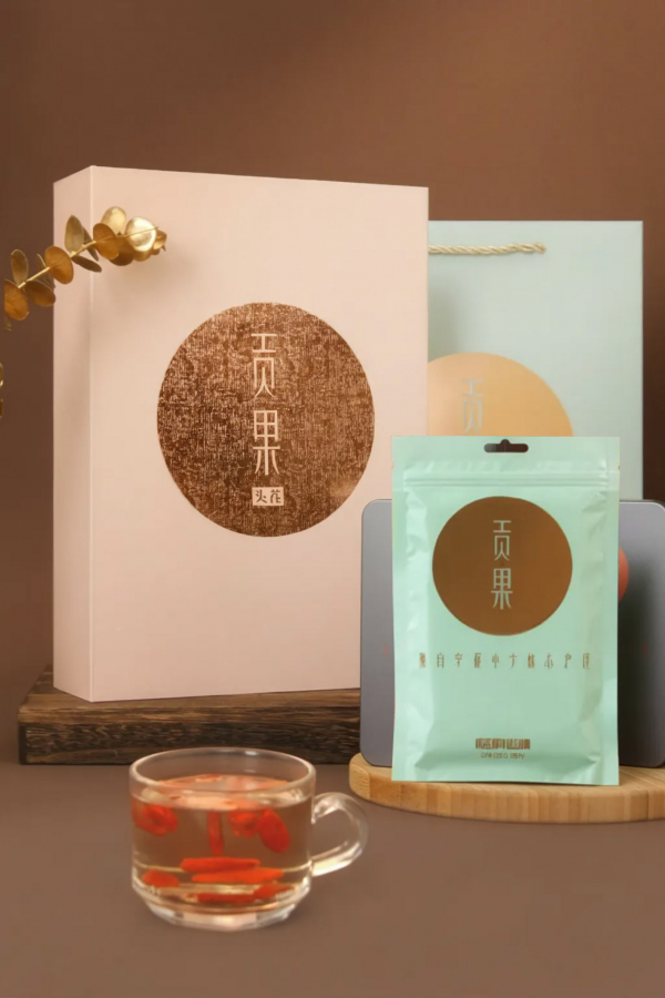 1盒头茬贡果+1小袋贡果
