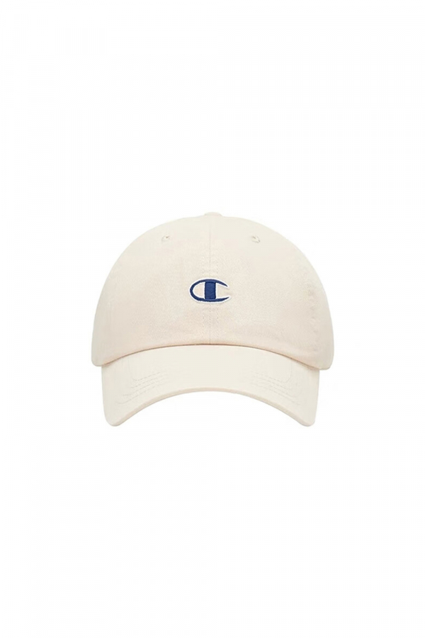 Champion冠军 经典休闲棒球帽奶白色