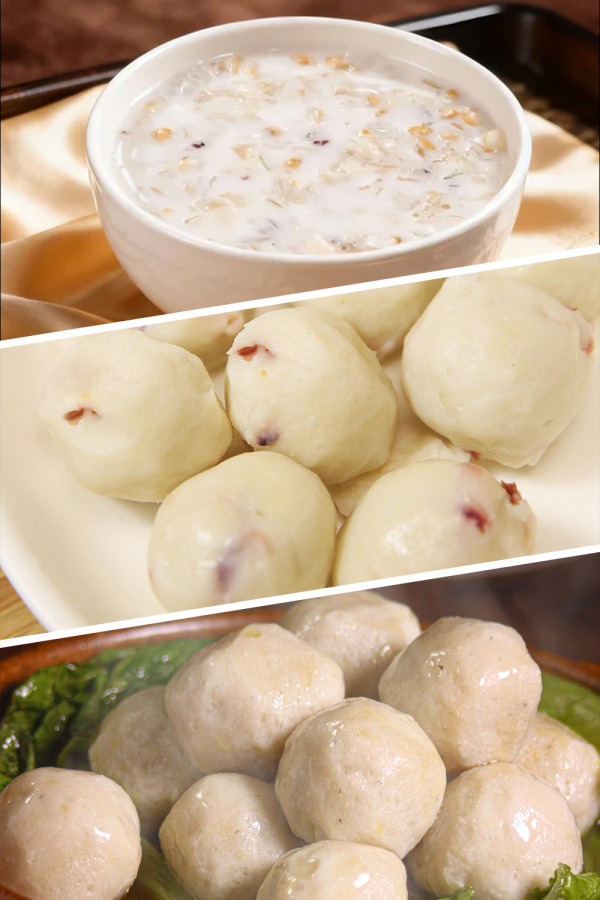 强佬章鱼丸2包+鱼丸2包+2包燕窝羹