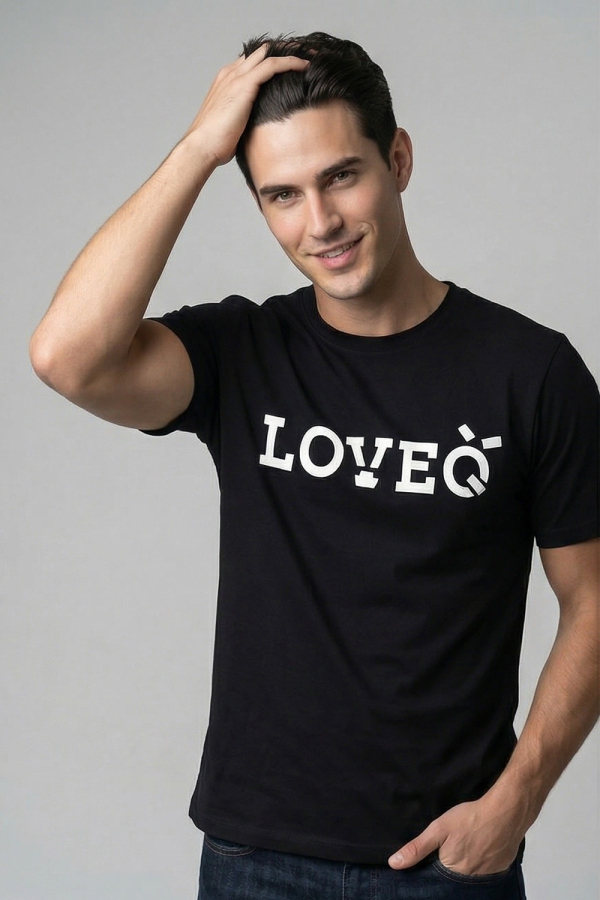 LoveQ Icon 圆领Tee(黑色)