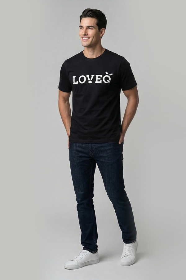 LoveQ Icon 圆领Tee(黑色)
