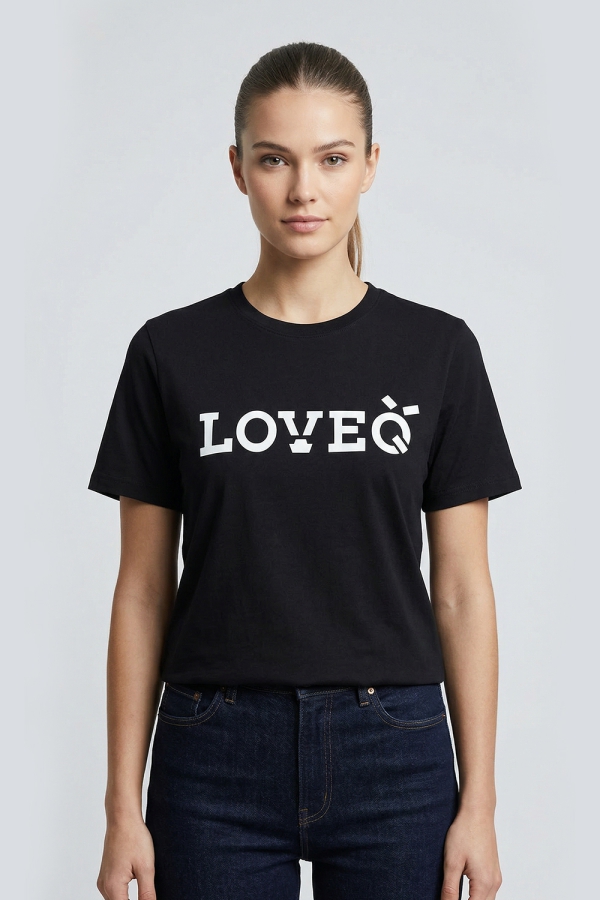 LoveQ Icon 圆领Tee(黑色)