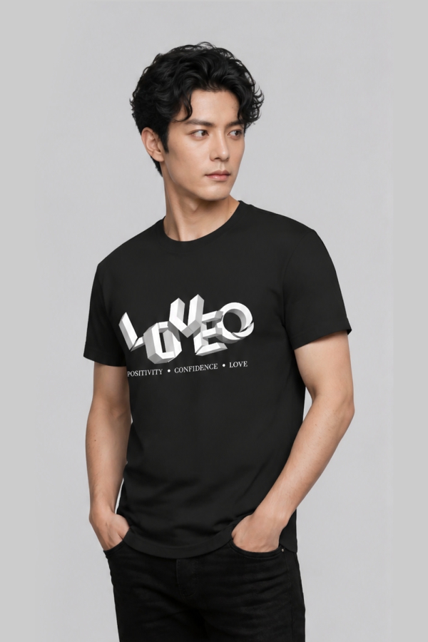 LoveQ 圆领Tee(黑色)