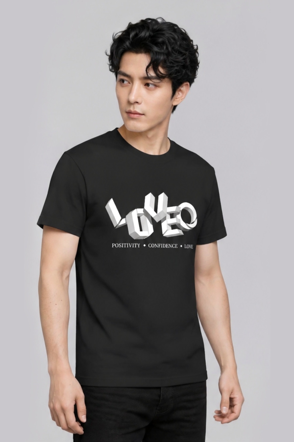 LoveQ 圆领Tee(黑色)